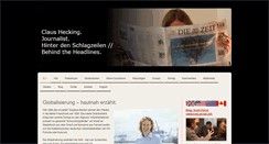 Desktop Screenshot of claushecking.com